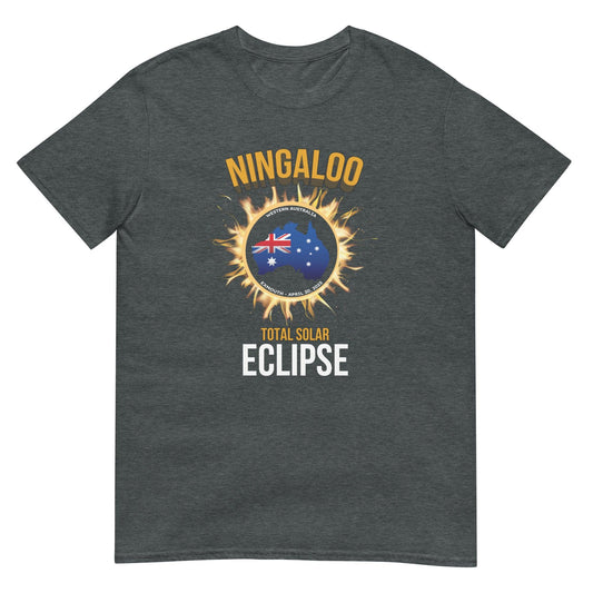 Exmouth - Ningaloo Solar Total Eclipse 2023 (Dark Tees) - Astro TShirts