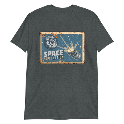 Spaceship & Satellites Rusty Plates 004 - Astro TShirts