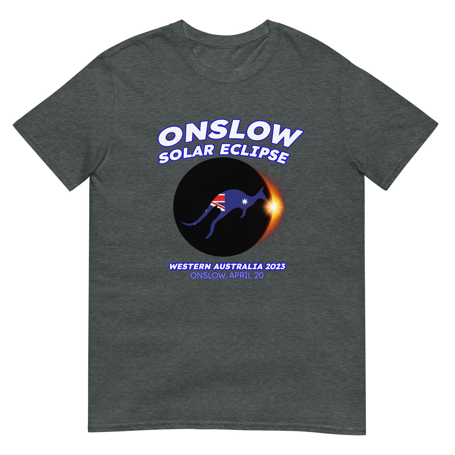 Onslow Solar Eclipse 2023 Kangaroo (Clear Tees)