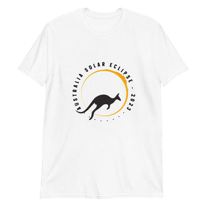 Australia Solar Eclipse 2023 - Kangaroo (Clear Tees) - Astro TShirts