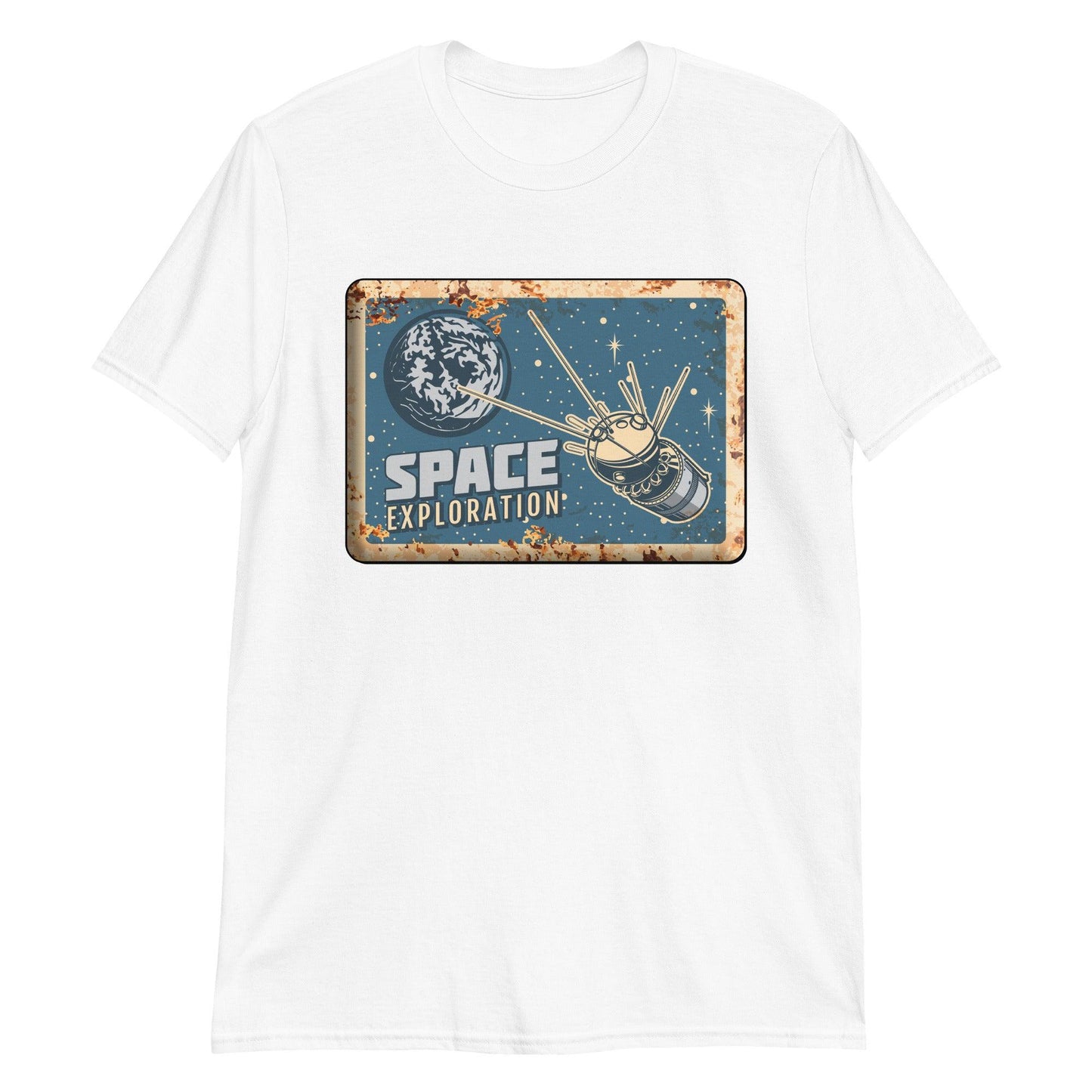 Spaceship & Satellites Rusty Plates 004 - Astro TShirts