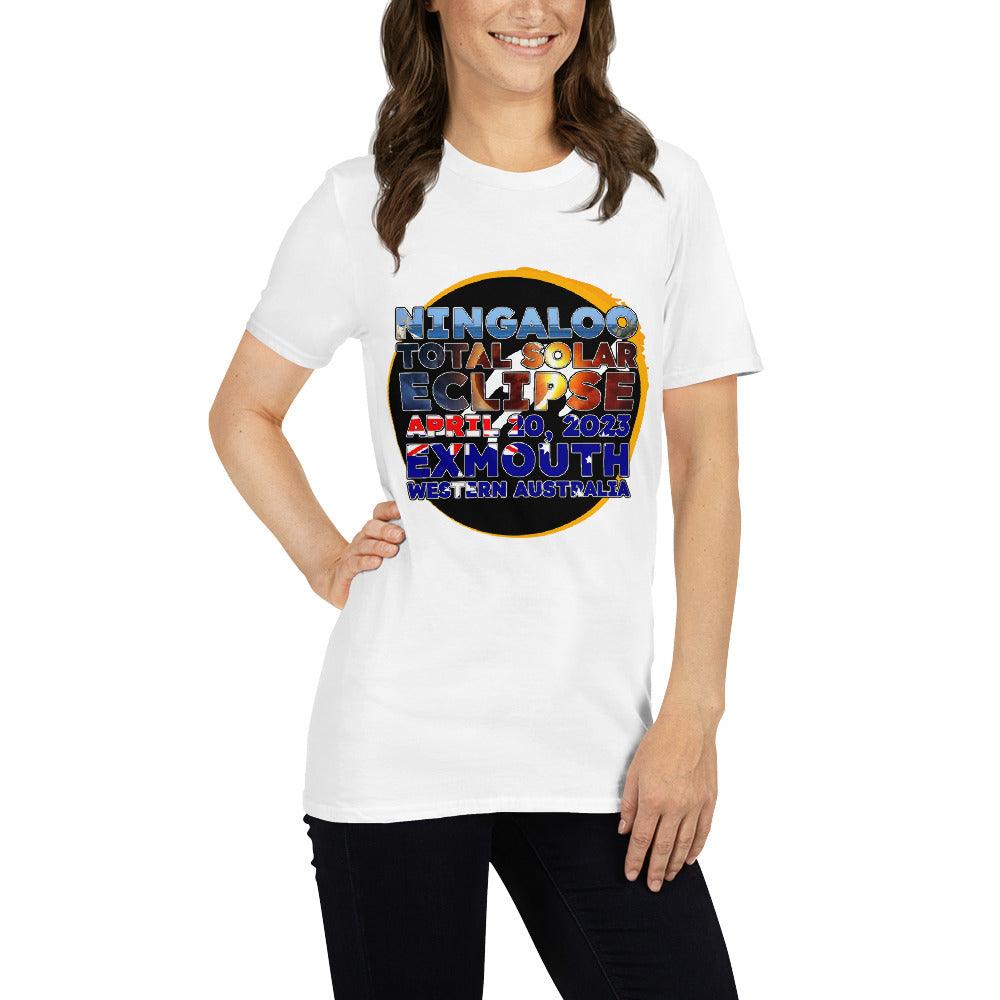 Exmouth - Ningaloo II Solar Total Eclipse 2023 (Clear Tees) - Astro TShirts